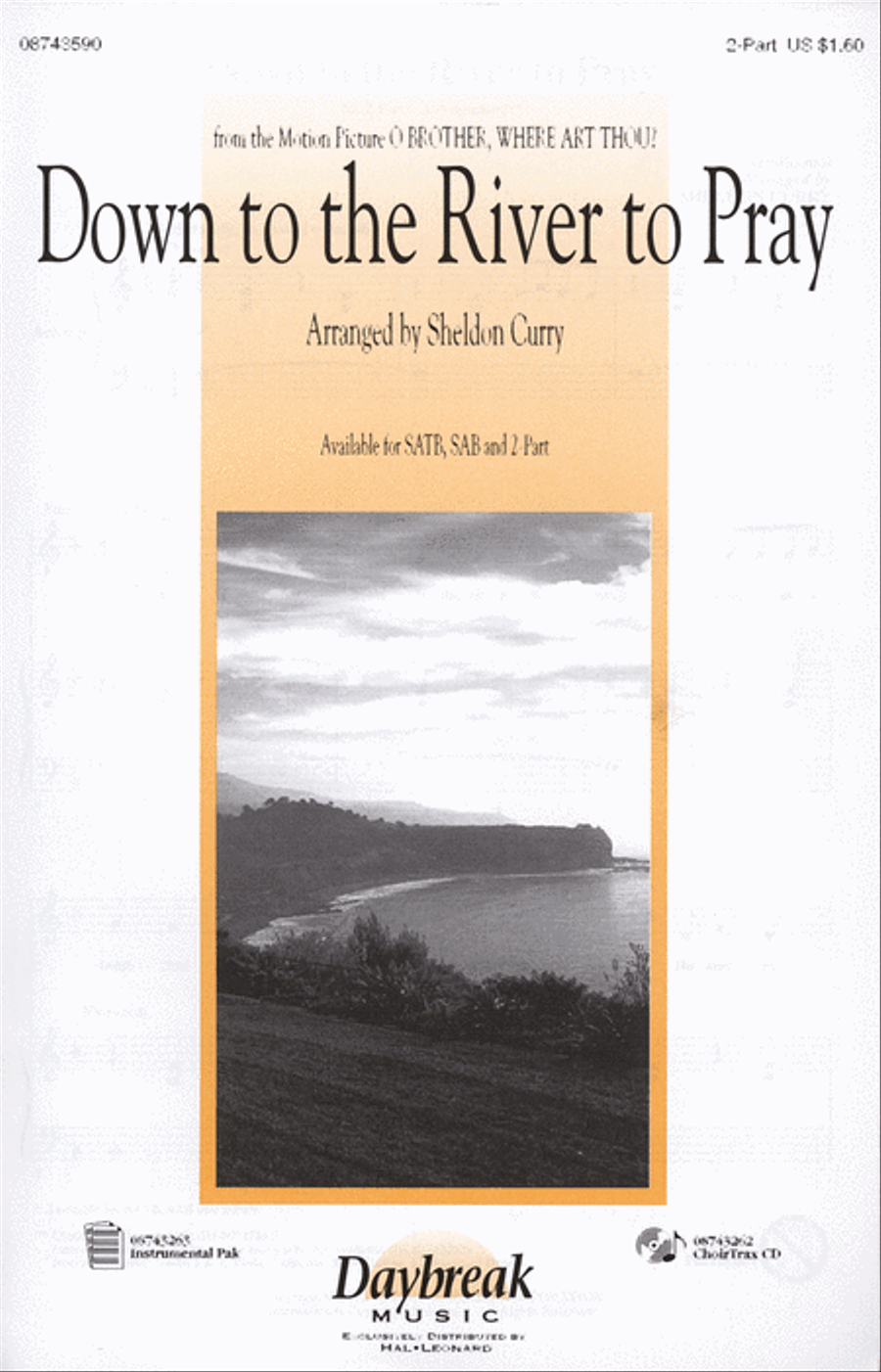 Down to the River to Pray (from O Brother, Where Art Thou?) 2-Part scores gallery preview page 1