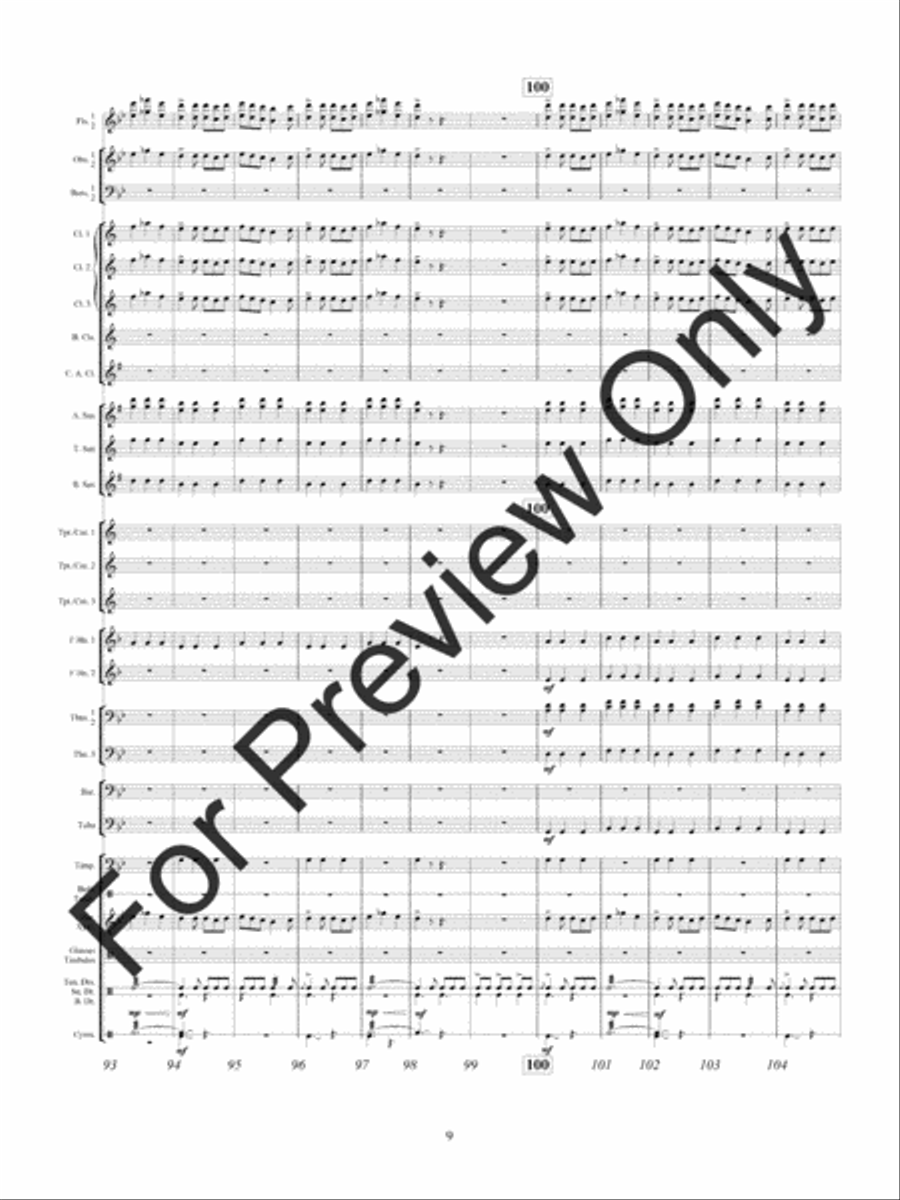 Twilight Dances (Score) Concert Band scores gallery preview page 12