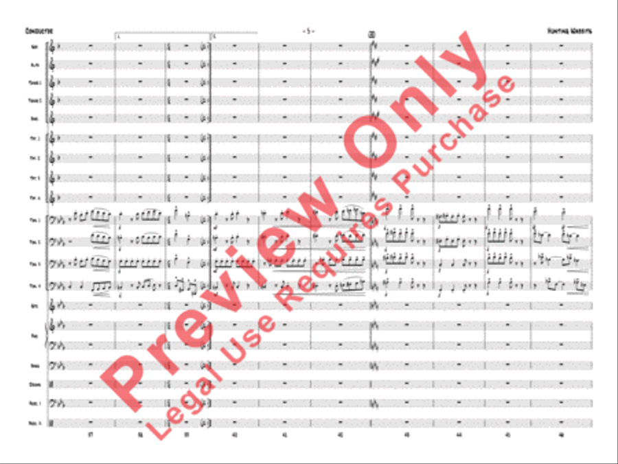 Hunting Wabbits Jazz Ensemble scores gallery preview page 8