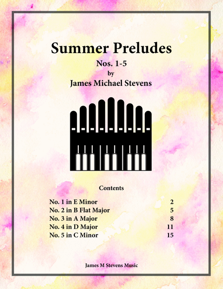 Summer Preludes for Organ Nos. 1-5 image number null