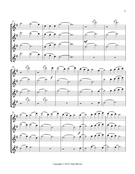 Sussex Carol, for Flute Quartet image number null
