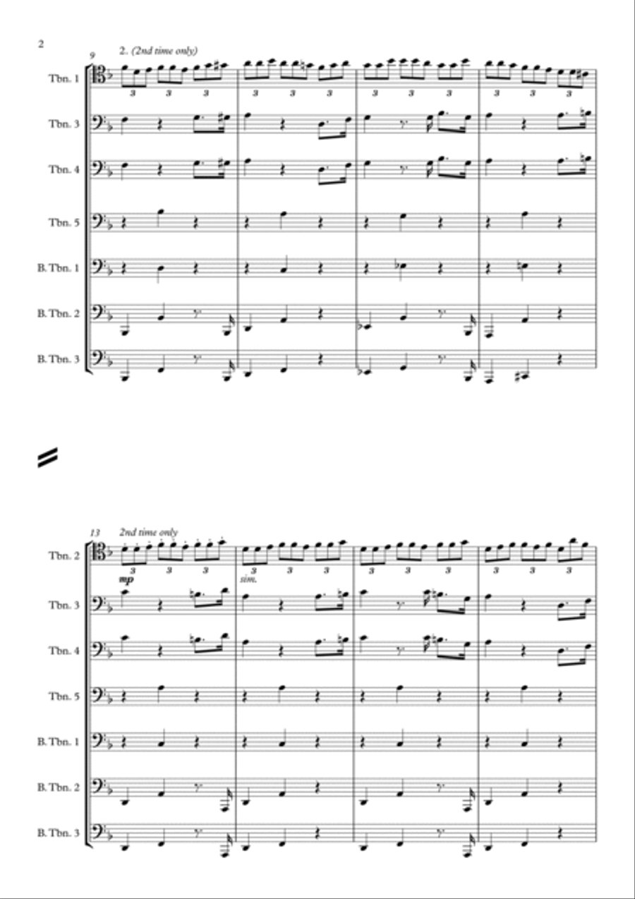 Jack Sparrow Trombone Solo scores gallery preview page 4