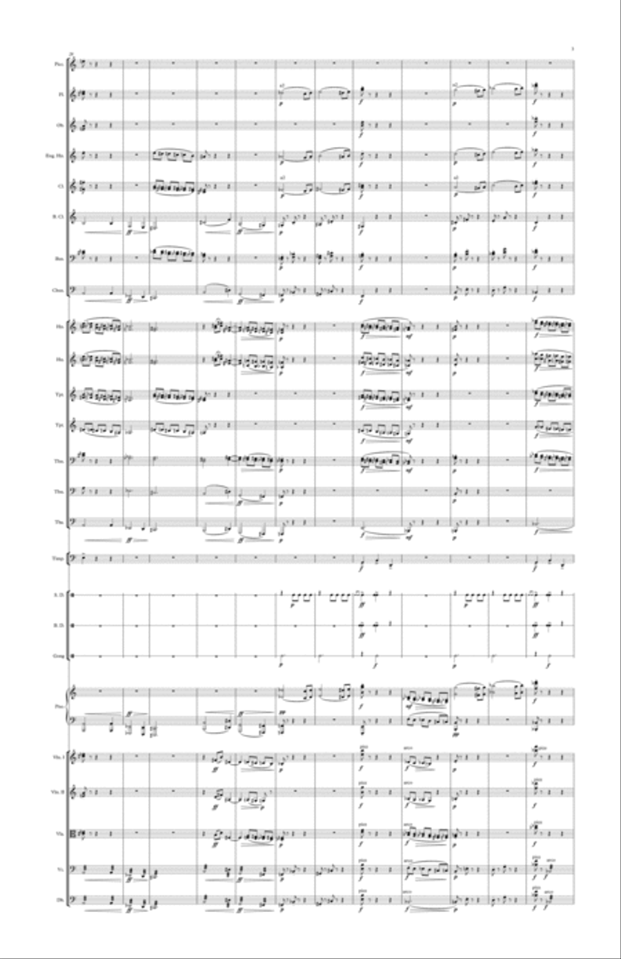 Symphony No.25 (Our Earth) PART 5 Divisi scores gallery preview page 3