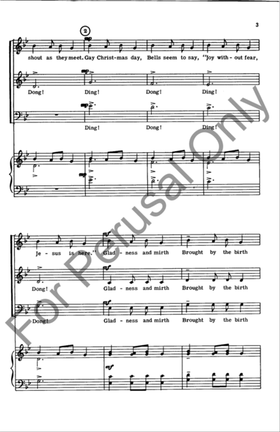 Ukranian Bell Carol Ukranian Bell Carol 3-Part scores gallery preview page 3