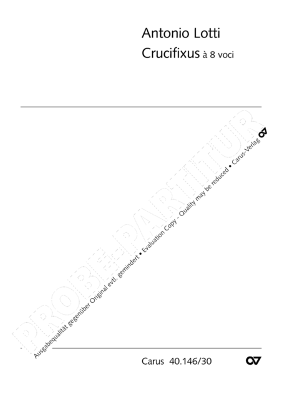 Crucifixus, SV 259 Crucifixus, SV 259 SSAATTBB scores gallery preview page 2