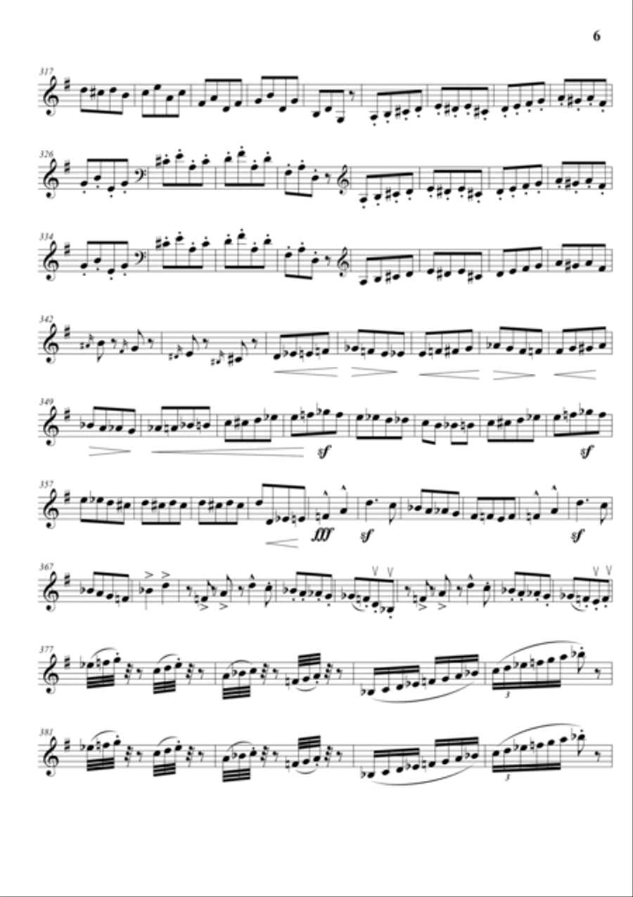 F. Liszt Rhapsodie Hongroise No.2 Double Bass scores gallery preview page 6