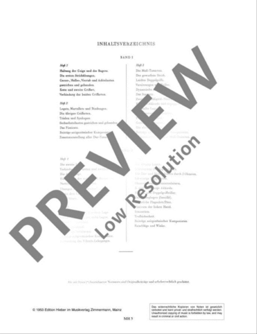 Das Geigenspiel Das Geigenspiel Violin scores gallery preview page 5