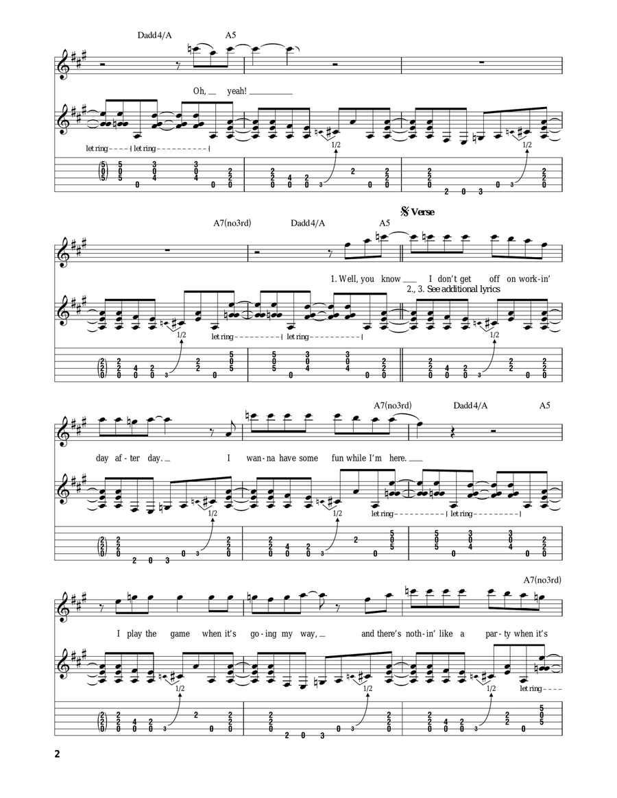 Party Acoustic Guitar scores gallery preview page 2