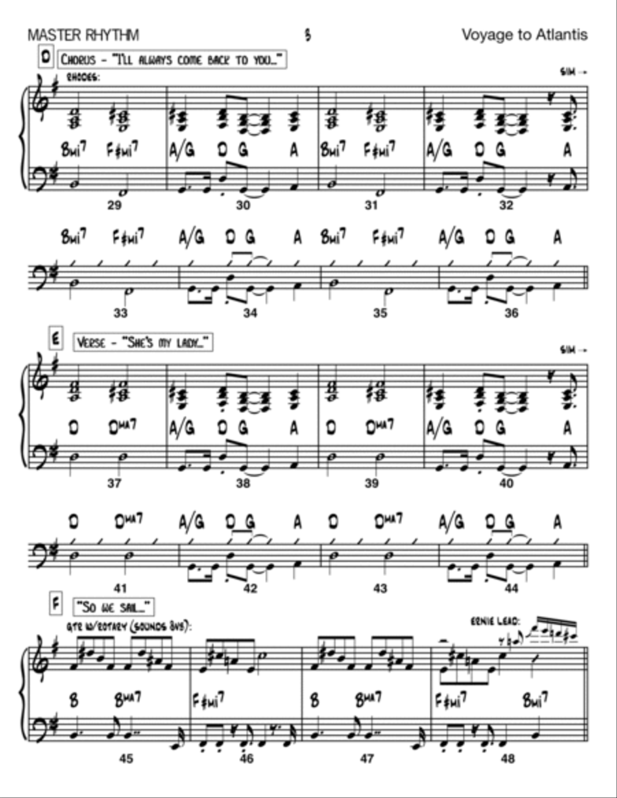 Voyage To Atlantis Voice scores gallery preview page 3