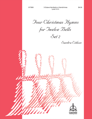 Book cover for Four Christmas Hymns for Twelve Bells, Set 2