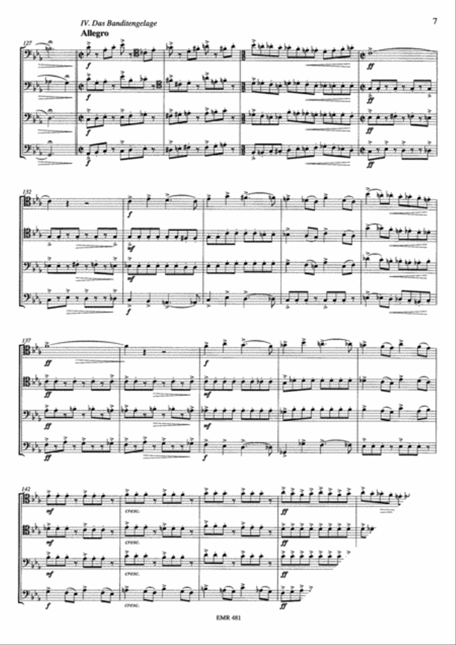 Die Bremer Stadtmusikanten Trombone Quartet scores gallery preview page 7