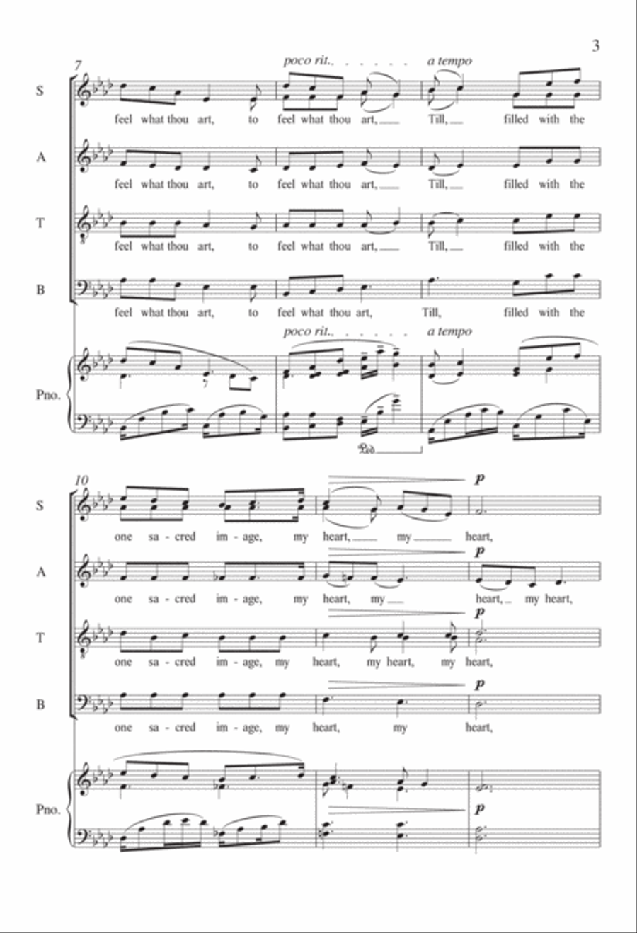 Teach Me to Love 4-Part scores gallery preview page 2