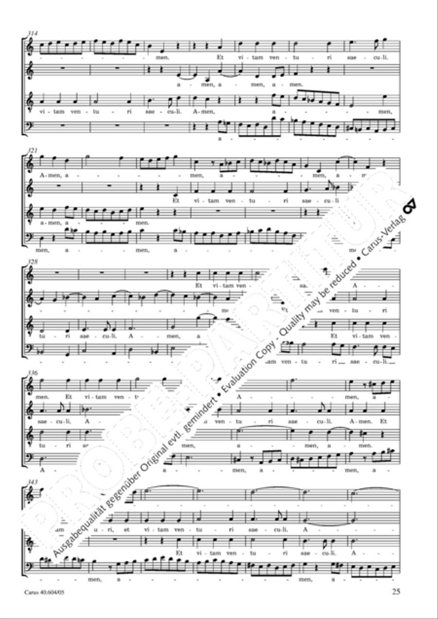 Grosse Mariazeller Messe in C 4-Part scores gallery preview page 26