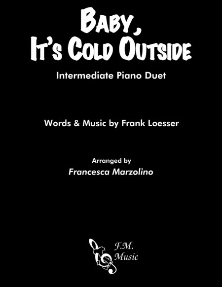 Baby, It's Cold Outside (Intermediate Piano Duet) image number null