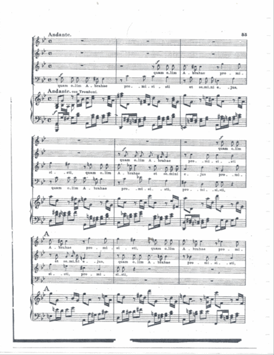 Ll Requiem K626 Hostias 4-Part scores gallery preview page 4