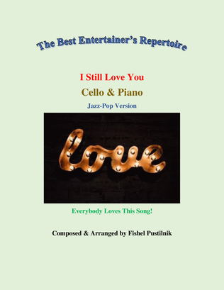 Book cover for "I Still Love You" Piano Background for Cello and Piano