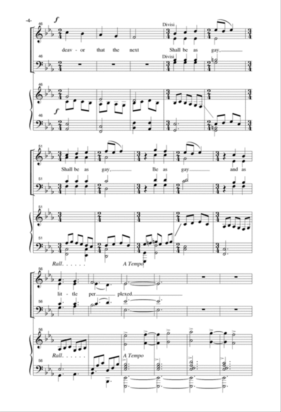Come Let's Be Merry 4-Part scores gallery preview page 4