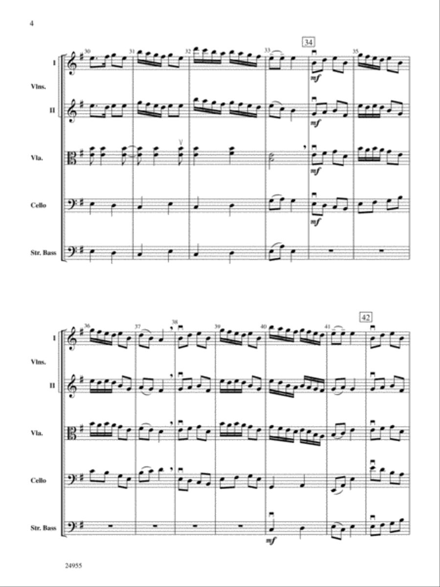 Kentucky Jam: Score String Orchestra scores gallery preview page 4