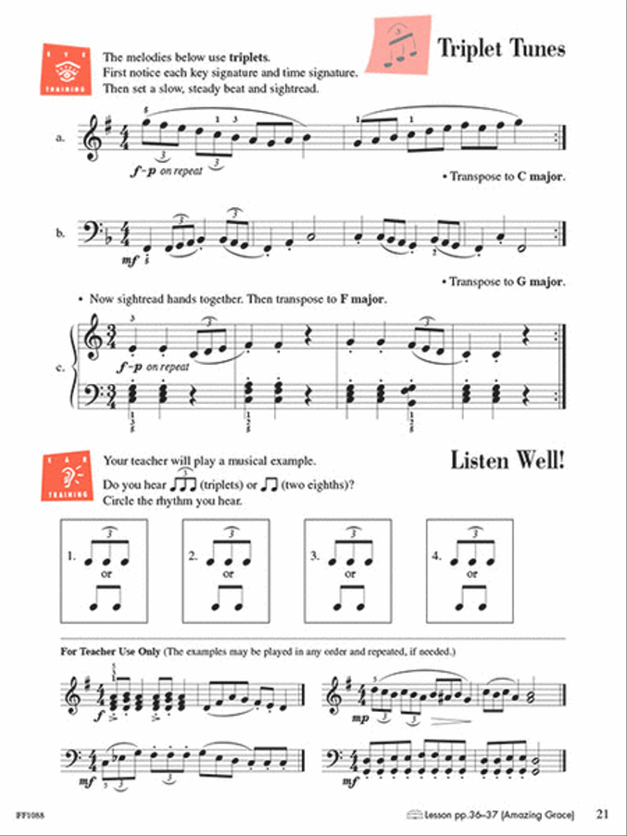 Level 3A – Theory Book – 2nd Edition Piano Method scores gallery preview page 5
