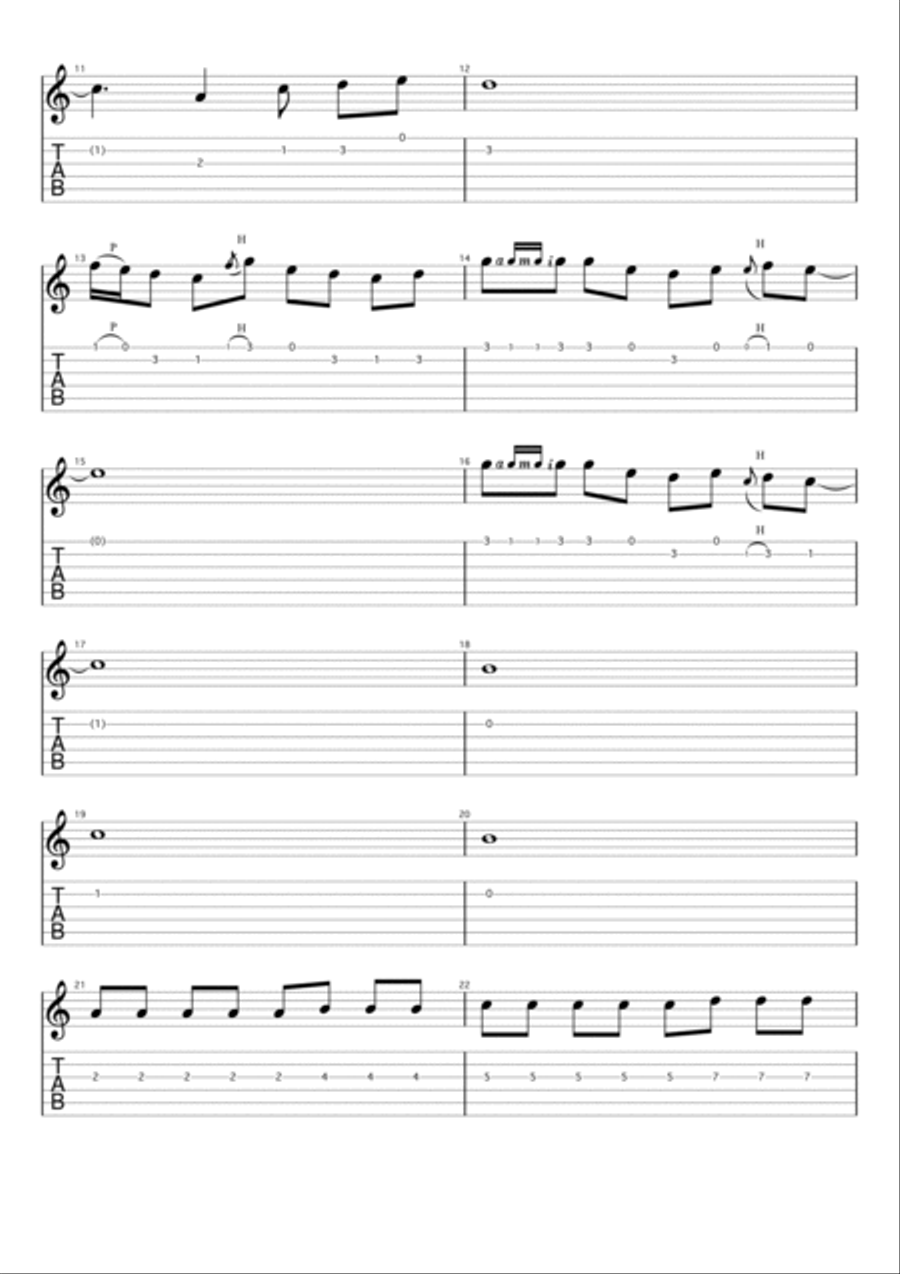 Missing You Missing You Acoustic Guitar scores gallery preview page 2