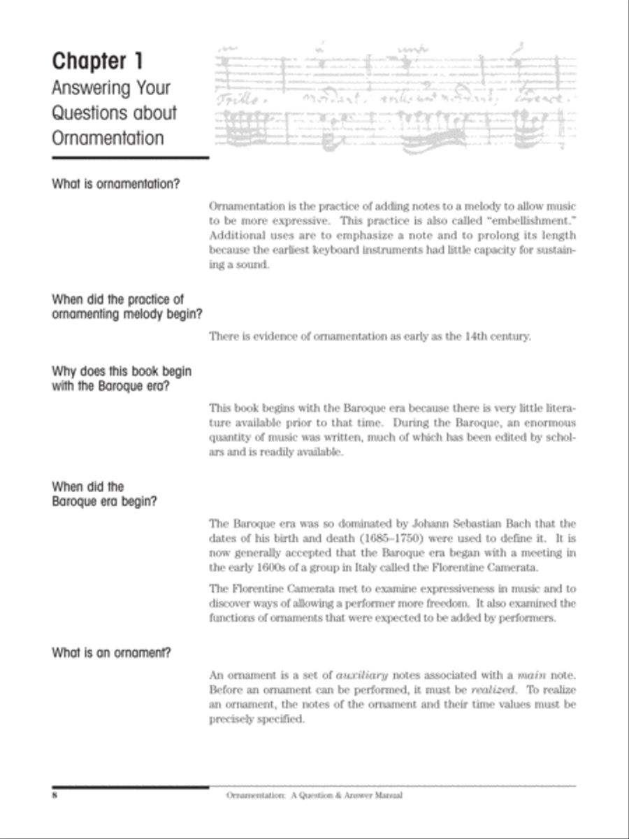 Ornamentation Ornamentation Piano Solo scores gallery preview page 5