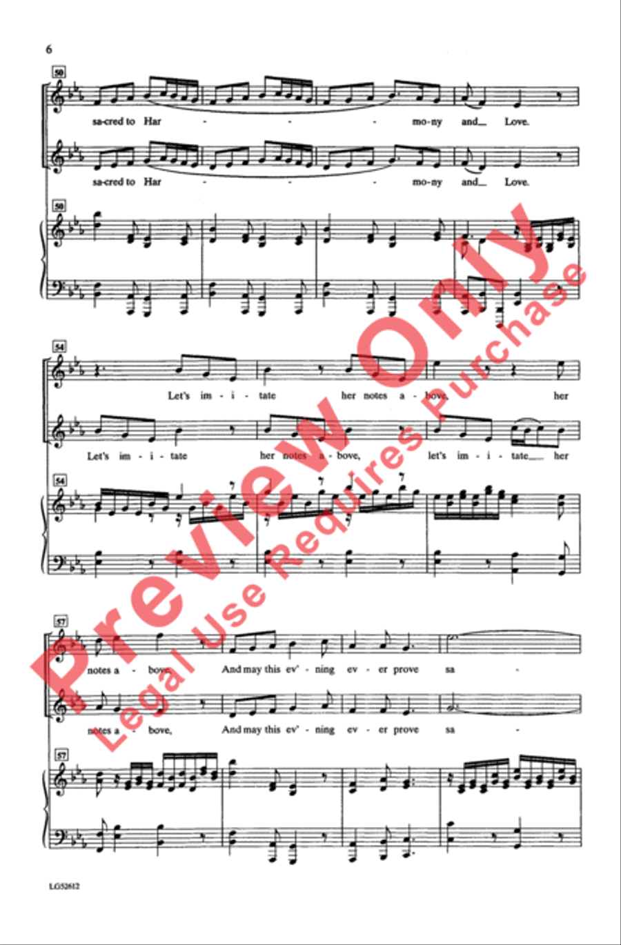 Let's Imitate Her Notes Let's Imitate Her Notes 2-Part scores gallery preview page 6
