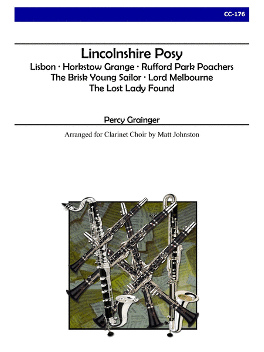 Lincolnshire Posy for Clarinet Choir Clarinet Choir scores gallery preview page 1