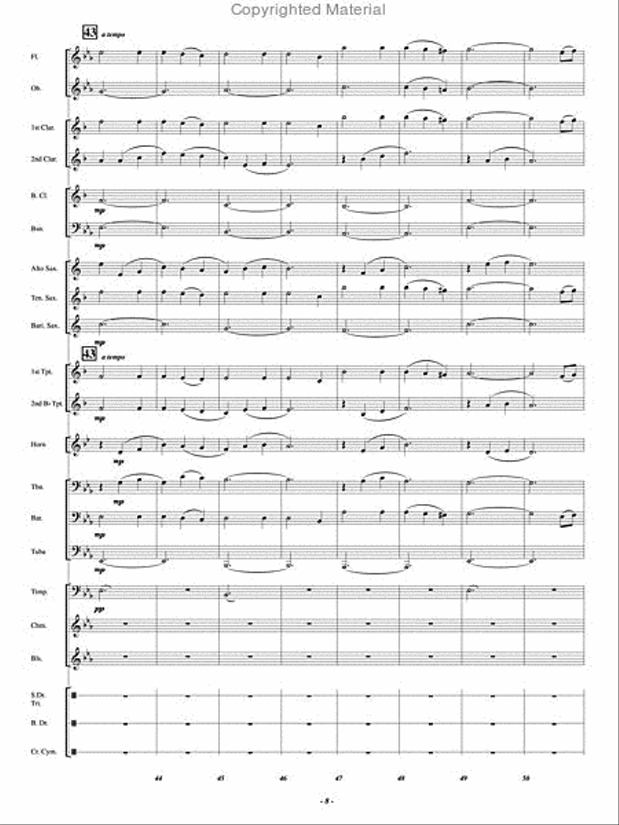 In The Garden In The Garden Concert Band scores gallery preview page 7
