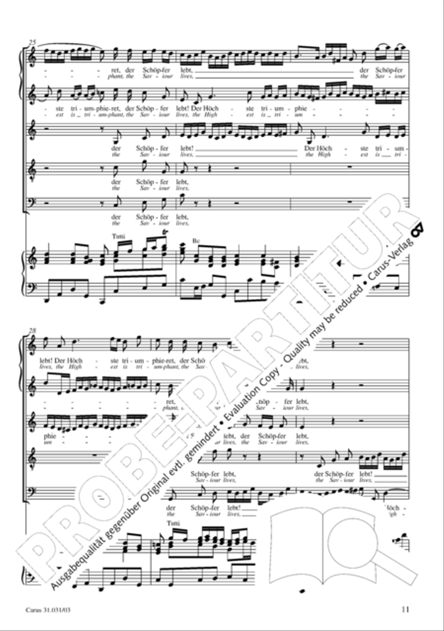 The heavens laugh, the earth exults in gladness (Der Himmel lacht! Die Erde jubilieret) STB scores gallery preview page 12