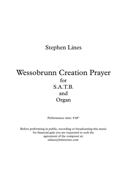 Wessobrunn Creation Prayer image number null
