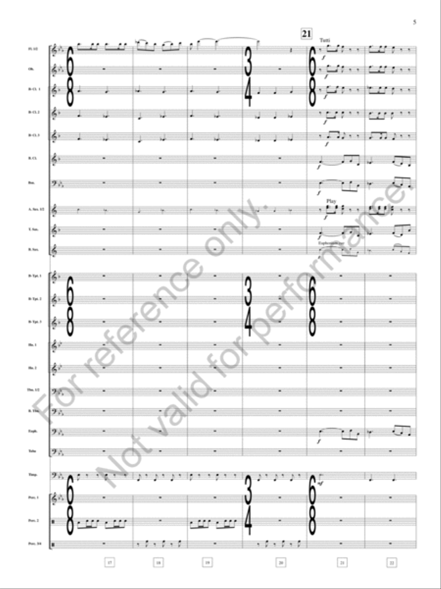 Table Rock Festival Table Rock Festival Concert Band scores gallery preview page 6