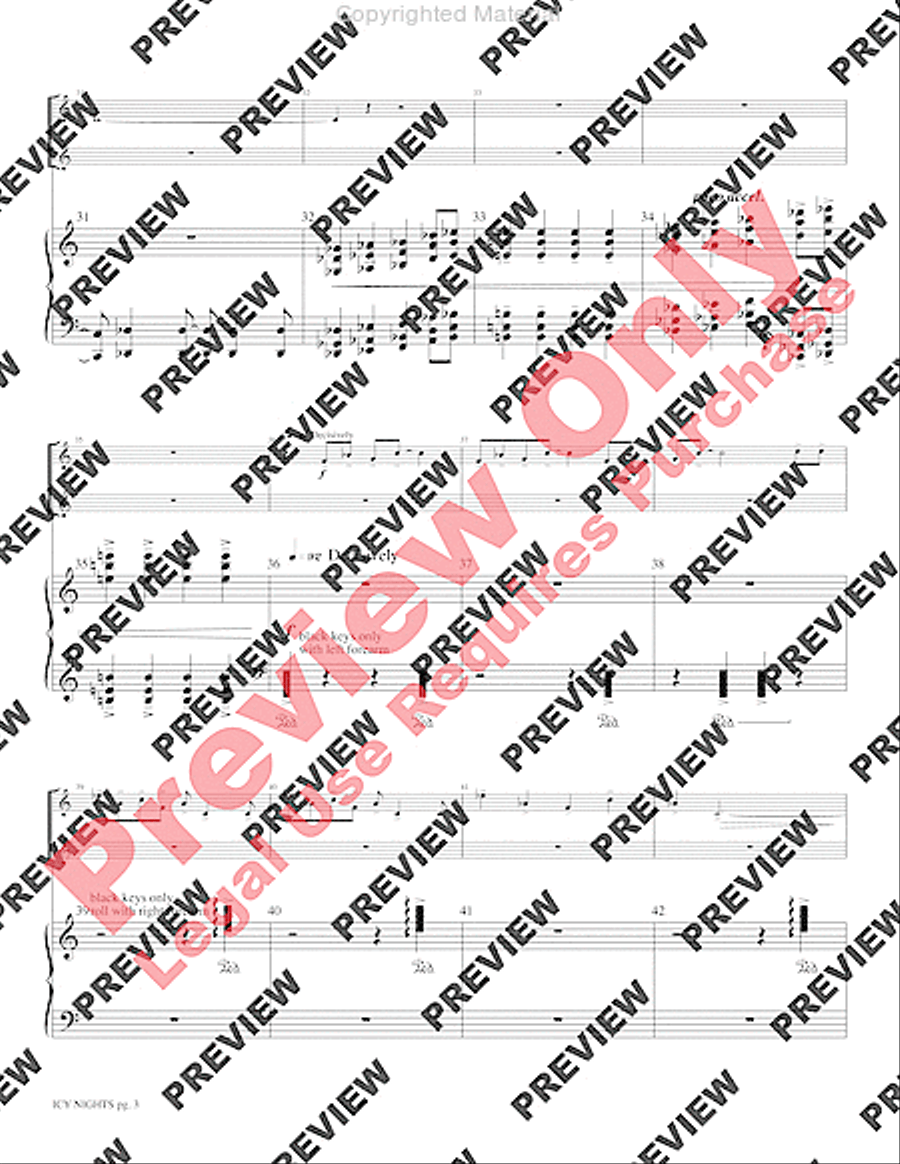 Icy Nights Brass Duet scores gallery preview page 5