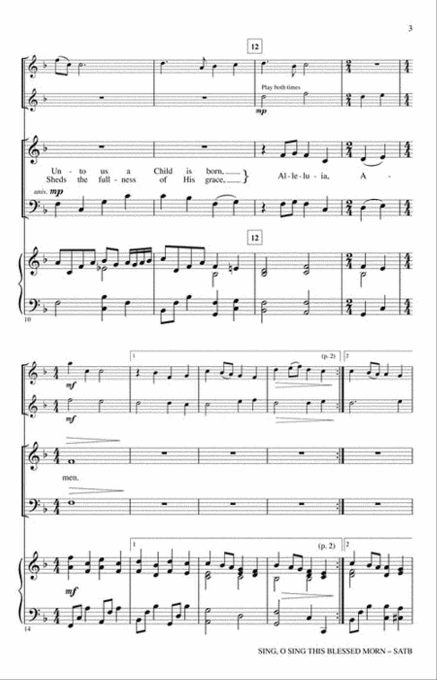 LiteTrax CD, Fall 2014, Vol. 74, No. 1 Choir scores gallery preview page 3
