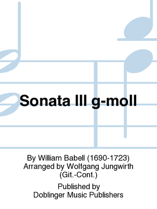 Sonata III g-moll