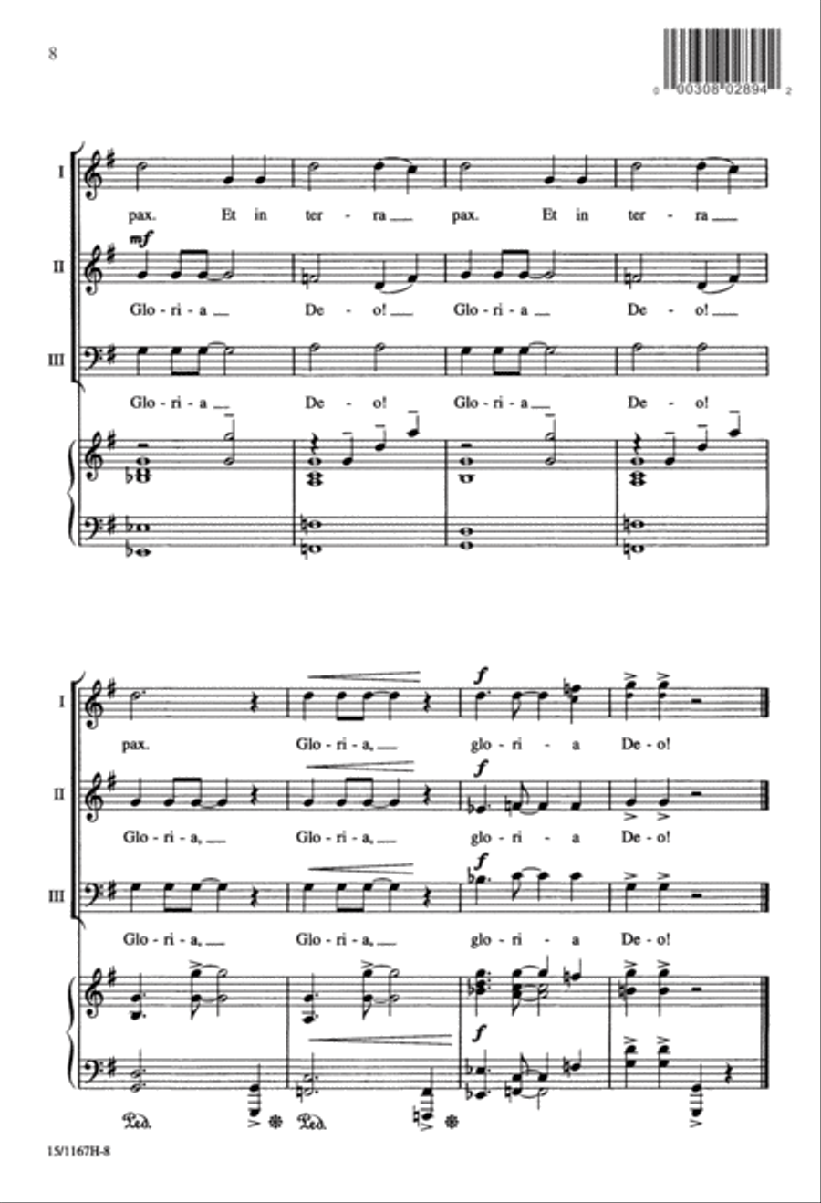 Gloria Deo 3-Part scores gallery preview page 9