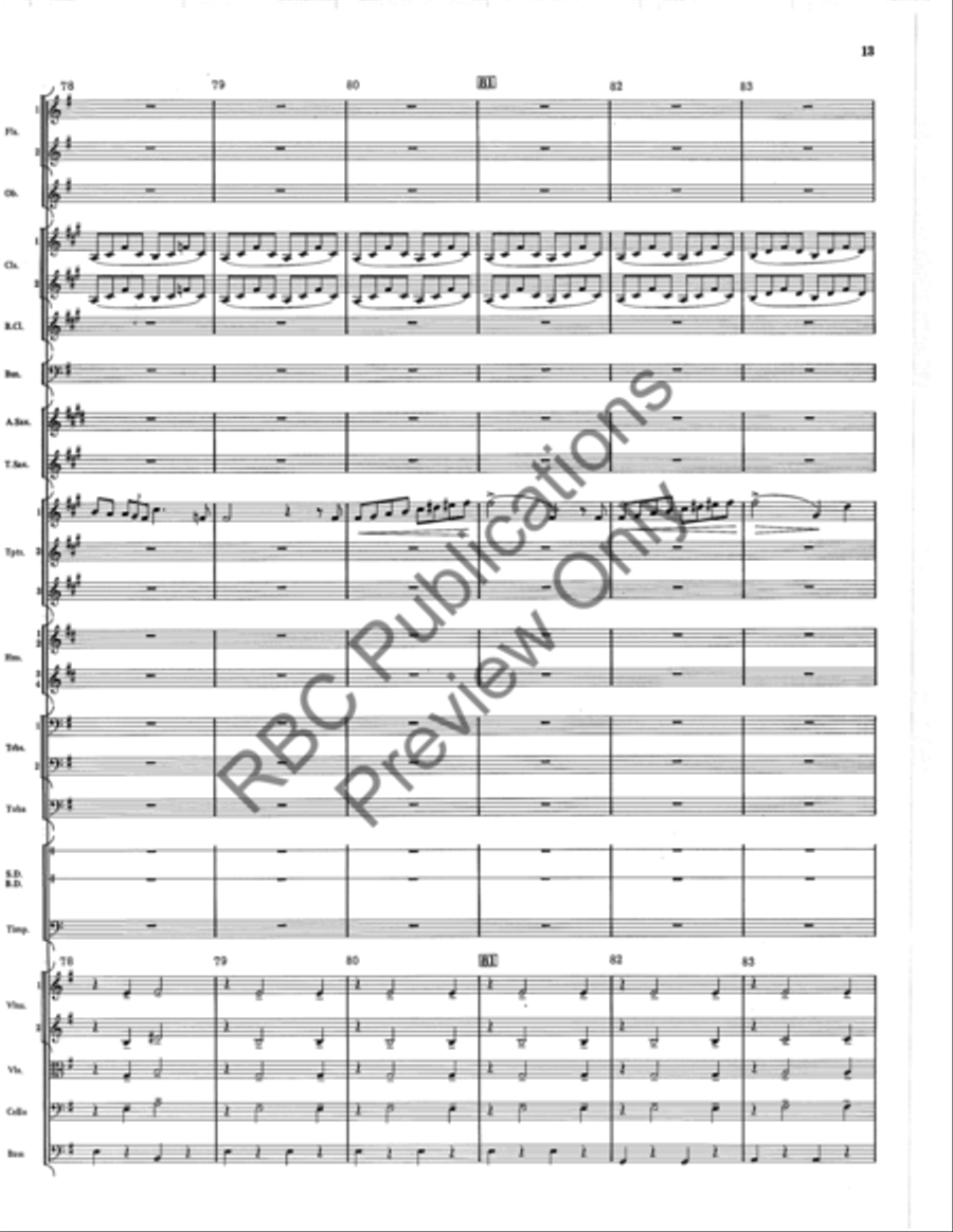 Italian Folk Fantasy Italian Folk Fantasy Full Orchestra scores gallery preview page 13