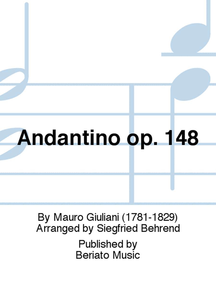 Andantino op. 148