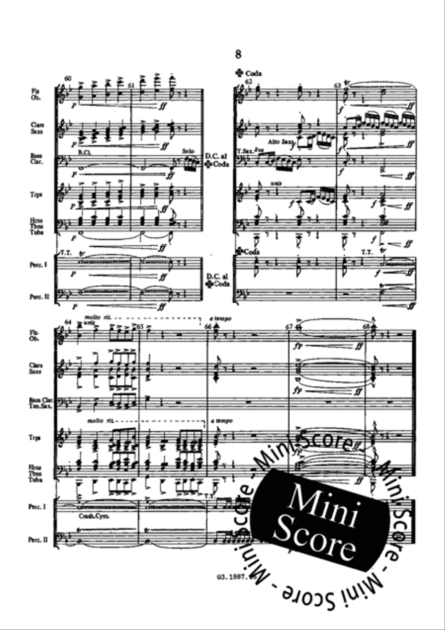 Spring Festival Concert Band scores gallery preview page 10