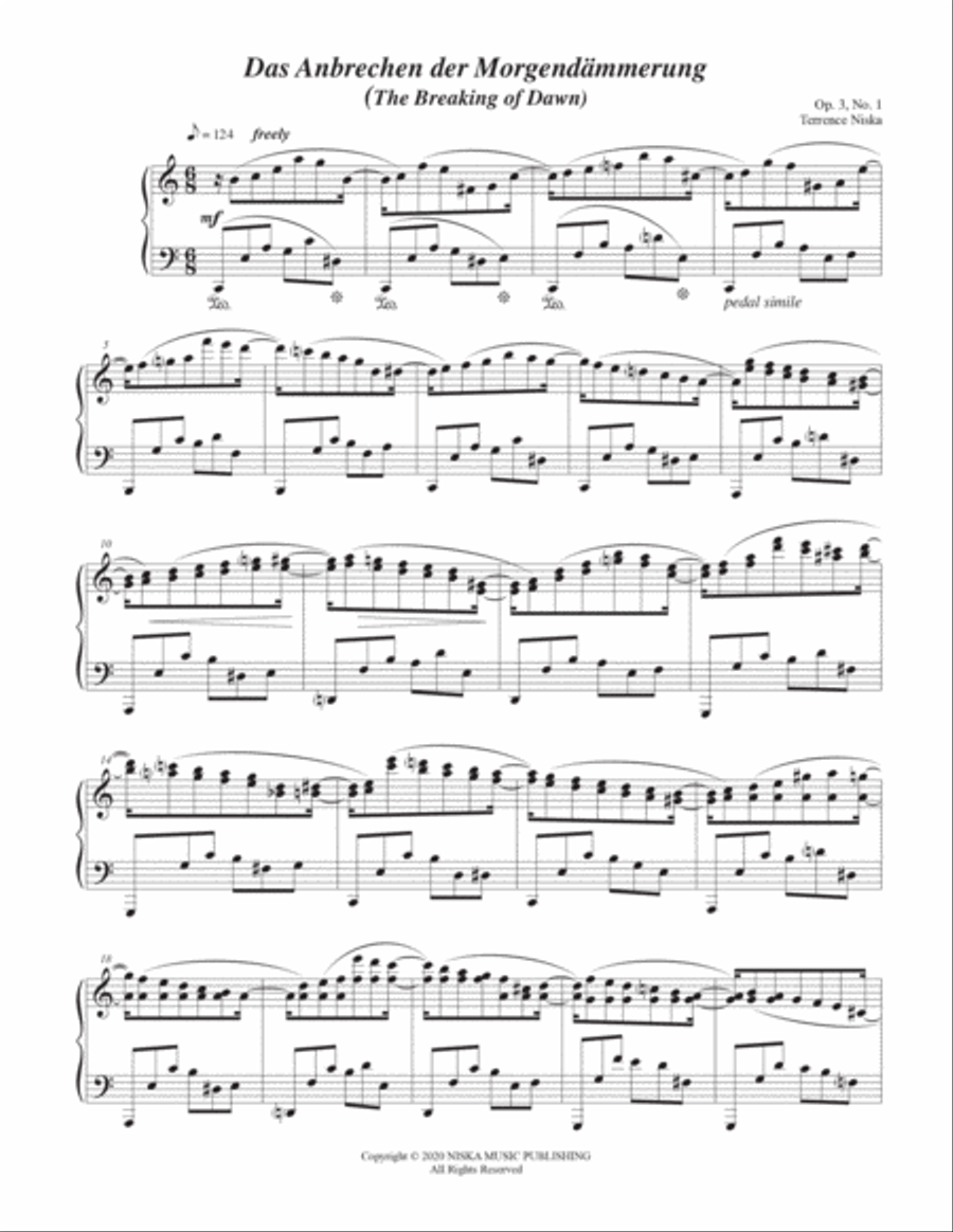 Naturszenen Op. 3, No.1 