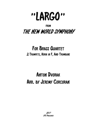 Book cover for Largo from The New World Symphony for Brass Quartet