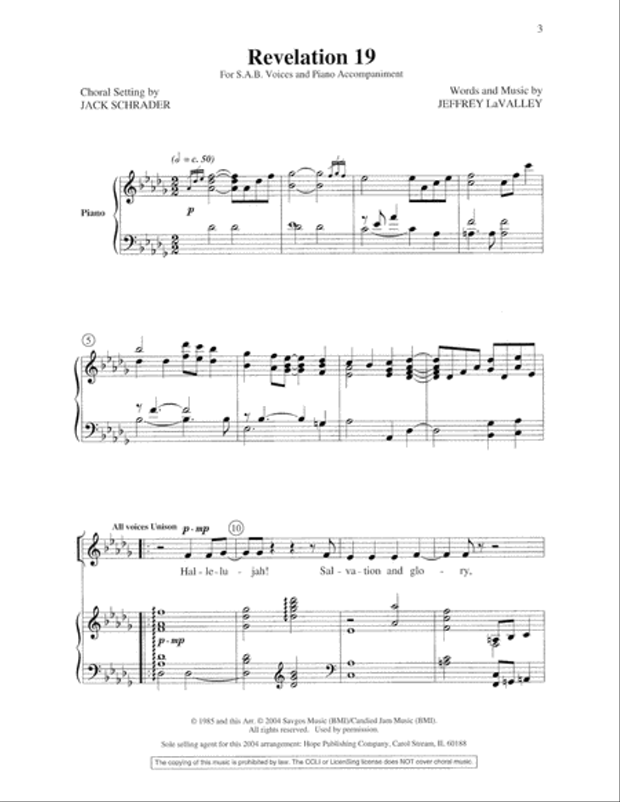 Revelation 19 Revelation 19 3-Part scores gallery preview page 3