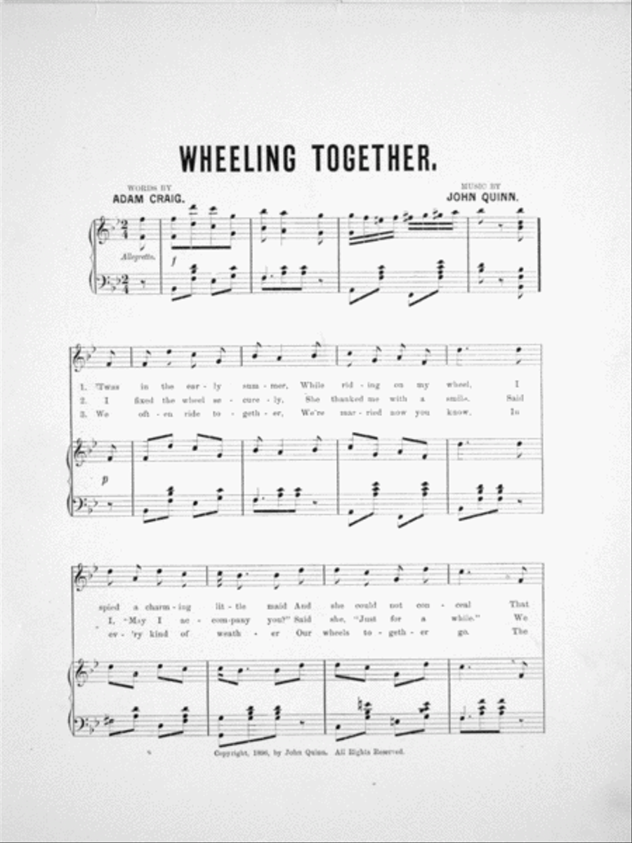 Wheeling Together Voice scores gallery preview page 2