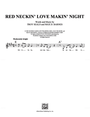 Red Neckin' Love Makin' Night