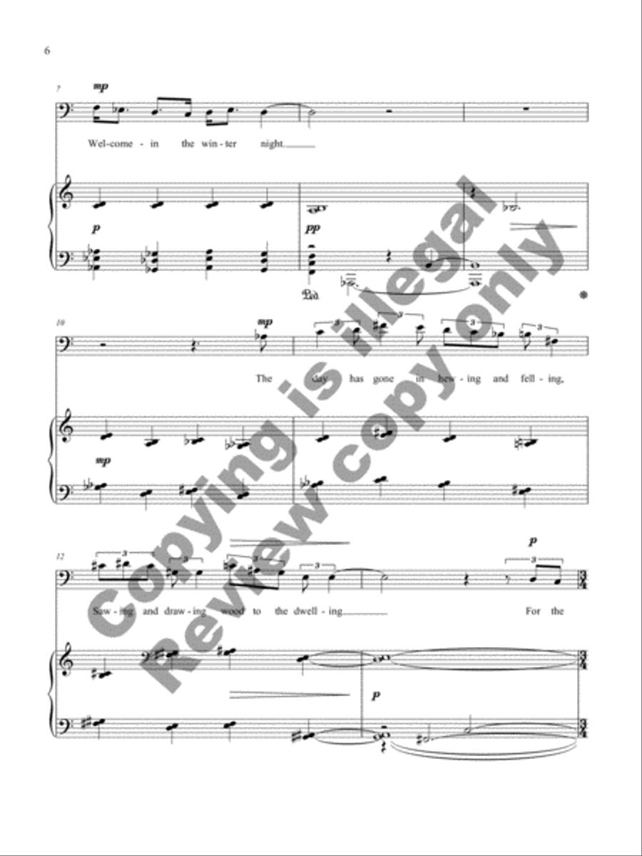 Winter Windows Baritone Voice scores gallery preview page 21