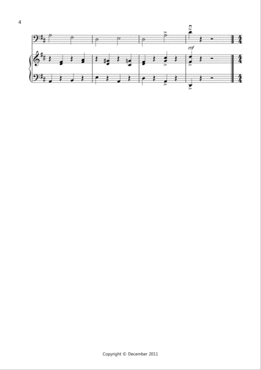 8 Easy Pieces for Cello And Piano Piano scores gallery preview page 4