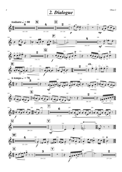 Conflusion - Suite - Wind Ensemble - Oboe 2