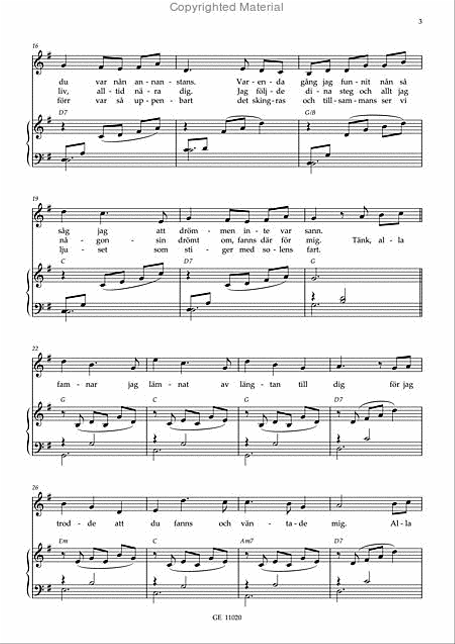 Av langtan till dig Organ scores gallery preview page 3
