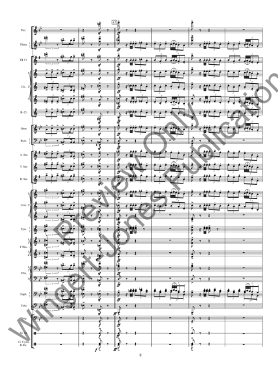 La Tregenda Concert Band scores gallery preview page 11