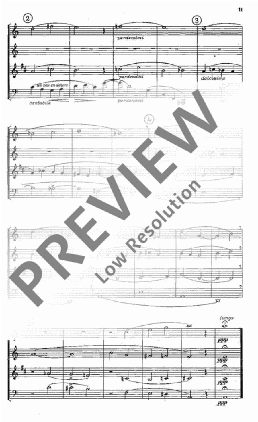 Quartet Bassoon scores gallery preview page 12