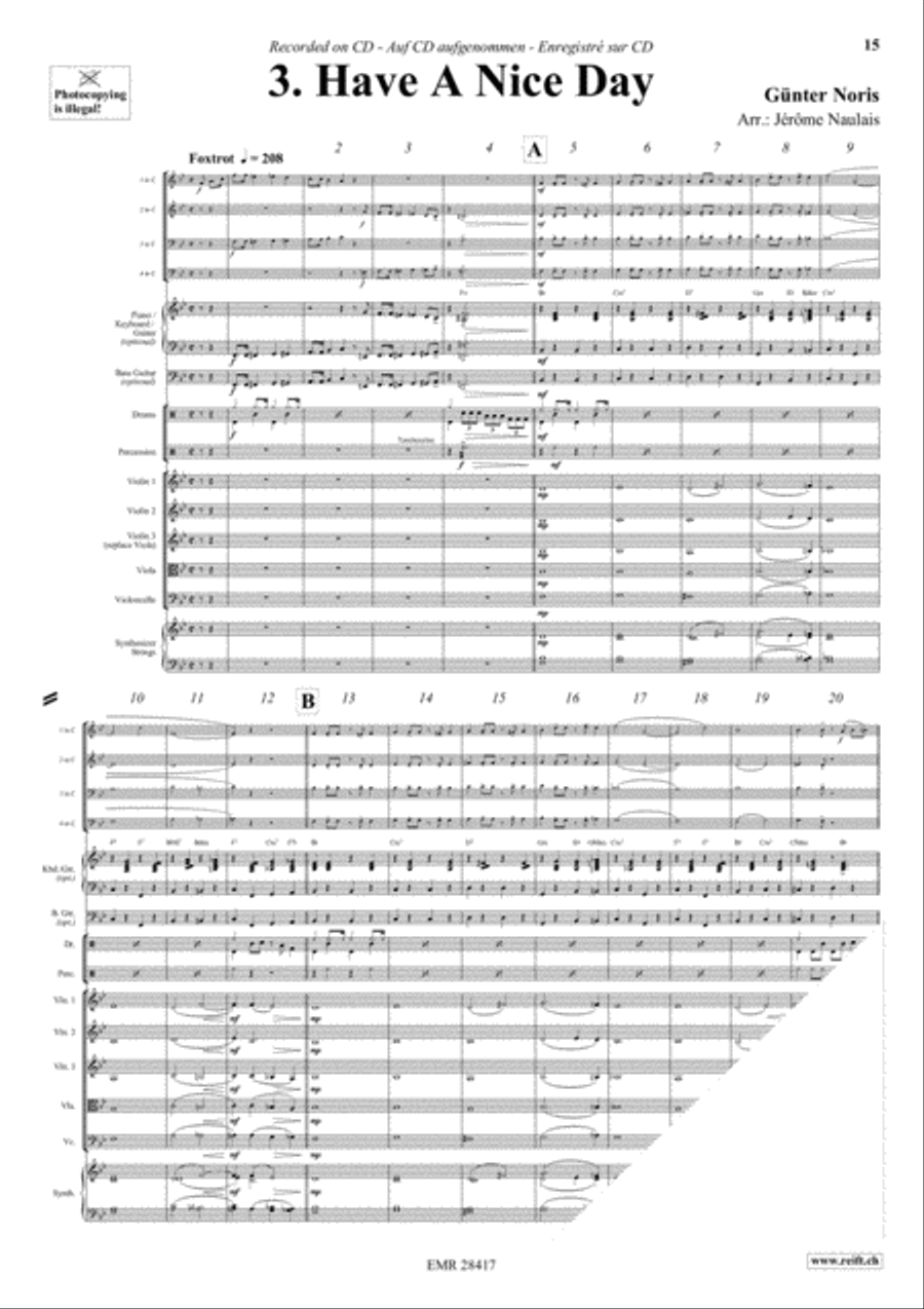 Let's Dance Volume 3 Brass Ensemble scores gallery preview page 5